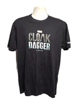 2017 Marvel Cloak &amp; Dagger Movie Adult Large Black TShirt - £14.24 GBP
