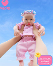 VACOS 16&quot; Infant Newborn Doll Lifelike Full Body Silicone Real Touch Reborn Baby - £127.04 GBP