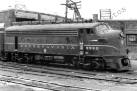 Pennsylvania Railroad PRR 9560 EMD F3A Indianapolis IND 1966 Photo - $14.95