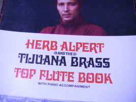 Herb Alpert &amp; the Tijuana Brass TOP FLUTE BOOK 24 songs w piano accompan... - $11.45