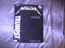 BEST OF METALLICA - INSTRUMENTAL PLAY-ALONG BOOK/CD TRUMPET - No CD - $11.45