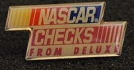 NASCAR Checks By Deluxe Hat Lapel Pin Great Collectors Item. - $4.99