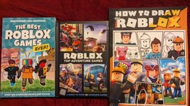 Lot of 5 ROBLOX Books - How To Draw Roblox, Roblox Adventure Games, Best Games - £19.71 GBP
