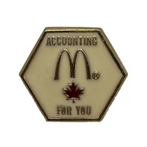 McDonald’s Accounting Employee Crew Restaurant Enamel Lapel Hat Pin - £4.75 GBP