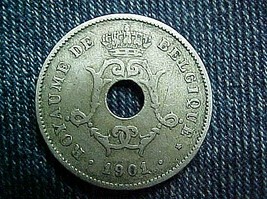 Belgium 10 Centimes 1901  - $8.00