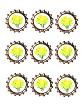 Flower4 Bottlecap-Download-ClipArt-ArtClip-Bottle Cap-Digital - $1.25