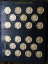 1932 - 1964-1990 COMPLETE SET w/PROOFS WASHINGTON 90% SILVER QUARTERS CO... - £797.76 GBP