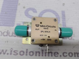 Mini-circuits ZFL-500LN Low Noise Amplifier 15542 15V ZFL500LN - $120.58