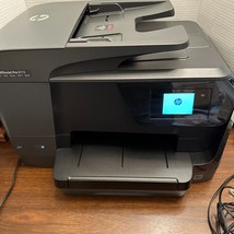 HP OfficeJet Pro 8715 All-in-One Inkjet Printer Black Scan Fax Copy Tested/Works - $154.99
