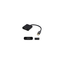 Addon DISPLAYPORT2VGA-5PK 5PK 8IN DISPLAYPORT TO VGA M/F BLACK M/F ADAPT... - $107.37