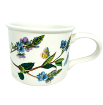 Portmeirion Coffee Mug Botanic Garden Drum Flat 8 oz Cup Tea Britain England - £9.71 GBP