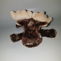 Douglas Cuddle Toys Brown Moose Reindeer Plush 8&quot; Stuffed Animal Lovey SOFT - £11.82 GBP