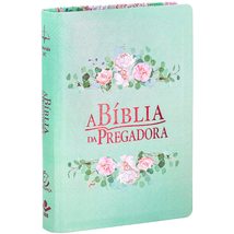 A Bíblia do Pregadora - Capa couro sintético impresso, flores: Almeida R... - £66.28 GBP