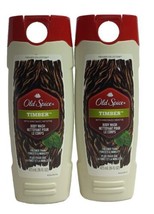 2X Old Spice Men&#39;s Body Wash Timber With Mint 16 Oz. Each  - £21.62 GBP