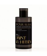Mint &amp; Herb Pour Bliss Cleansing Argan Shower Oil - 9oz, With Label - €23,88 EUR
