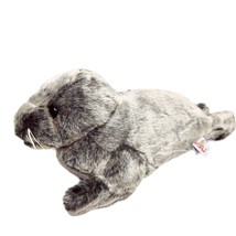 Unipak 13in Baby Seal Gray Grey Soft Plushie Plush Doll Stuffed Animal  - $11.87