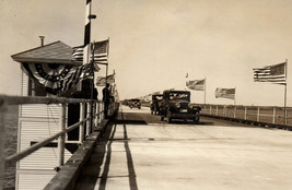 Beesley&#39;s Point Bridge Opening New Jersey Great Egg Harbor Bay Photograph 1928 - £48.22 GBP