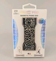 LoveHandle PRO Magnetic Universal Phone Grip/Kickstand Leopard New - $19.99