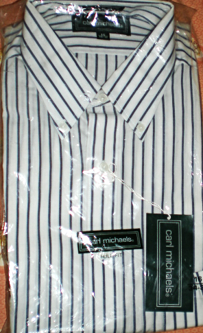 Primary image for Men's Shirt - Carl Michaels Full Fit  Neck 16 Long Sleeve 34/35