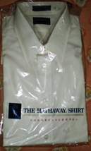 Men&#39;s Dress Shirt - The Hathaway Shirt  Neck 16.  Short Sleeve - £7.82 GBP