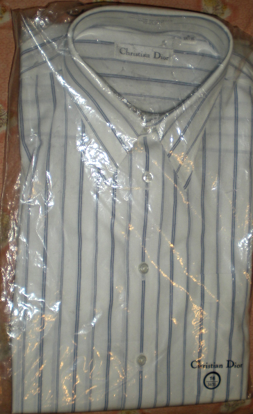 Men's Dress Shirt - Christian Dior  Neck 16 Long sleeve 34/35 - $10.00
