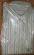 Men&#39;s Dress Shirt - Christian Dior  Neck 16 Long sleeve 34/35 - $10.00