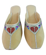 Women Slippers Traditional Handmade Leather Flip-Flops Clogs Jutties US ... - £36.18 GBP