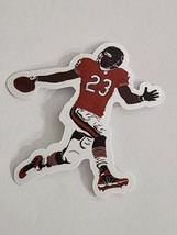 #23 Running with Ball in Hand Multicolor Football Theme Sticker Decal Aw... - $2.59