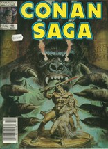 Conan Saga 18 Marvel Comic Book Magazine Oct 1988 - £1.59 GBP