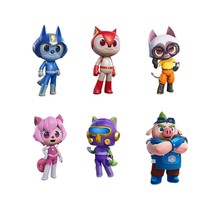 Miniforce V Rangers Figures 6pcs Set Korean Toy Volt Kai Jody Gina Chichi Chuchu image 2