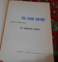 The Caine Mutiny, a World War II Novel by Herman Wouk 1951, Old Book Adv... - £22.78 GBP