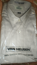 Men Shirt Size 16  Sleeve 34/35 Van Heusen - £7.99 GBP