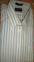 Men Shirt - Hathaway -  Size 16, long Sleeve 34 - £7.99 GBP