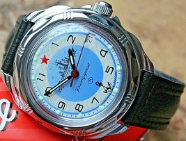 Vostok Komandirsky Russian Military Wrist Watch # 211879 NEW - £55.93 GBP+