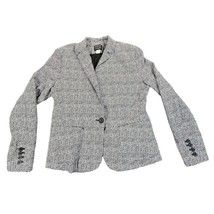 Simply Styled Blazer Womens Large Black White Professional Mature Office... - $24.99