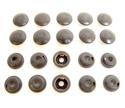Pull The Dot Snap Fastener, Cap &amp; Socket Only, Black Finish, 10 Piece - $20.68