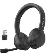 LEVN Bluetooth 5.3 Headset, Wireless Headset with Mic - $463.13 MXN