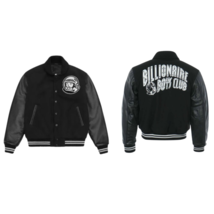 Billionaire Boys Club Varsity Jacket Pure Leather Sleeves &amp; Wool Body Letterman - £109.63 GBP