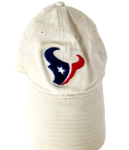 NFL Houston Texans Adjustable Beige Cap Embroidered - £13.23 GBP