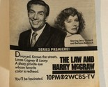 The Law And Harry McGraw TV Guide Print Ad Jerry Orbach Barbara Babcock ... - $6.92
