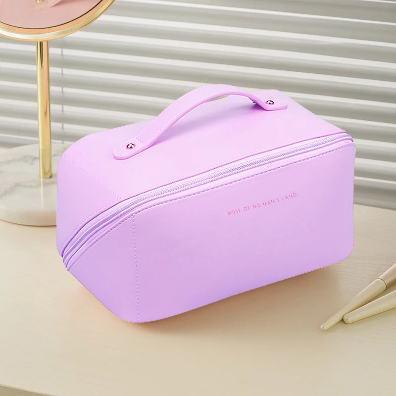 High-Quality Cosmetic Bag Women Large-Capacity Portable Travel Makeup Bags Multi - £48.99 GBP