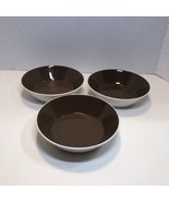 Mikasa Duplex Brown 3 Soup Cereal Bowl 6.5&quot; Ben Seibel - £19.41 GBP