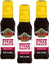 Texas Roadhouse Steak Sauce, Bold &amp; Rich, 3-Pack 12 fl. oz. Bottles - $32.95