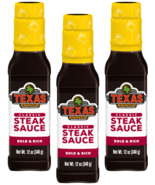 Texas Roadhouse Steak Sauce, Bold &amp; Rich, 3-Pack 12 fl. oz. Bottles - £26.33 GBP