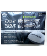 Dove Men Care Charcoal Clay Exfoliating 3 In 1 Hand Body Face 8 Bar Soap - $38.11 CAD