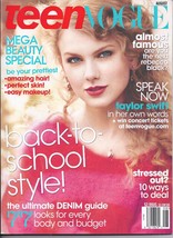 Taylor Swift  In Teen Vogue Aug  2011 - £31.25 GBP