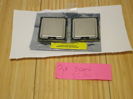 Matched Pair of Intel Xeon E5530 2.4GHz 8MB Quad Core Processor SLBF7 (1... - $18.69