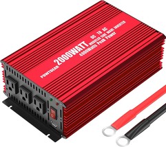 Powtdear Power Inverter 2000 Watt, Power Converter 2000W Dc 12V To 110V ... - $168.99