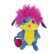 11" Popples 2015 Spin Master Lulu Blue Stuffed Animal Plush Toy Talking Works - £29.13 GBP