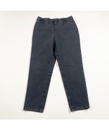 Soft Surroundings Jeans Womens Small Black Metro Ankle Jeggings Pull On ... - $174.97 MXN